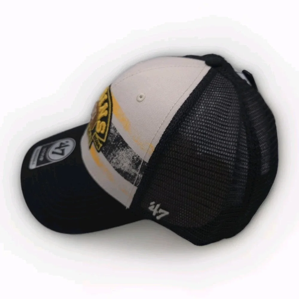 Boston Bruins '47 Centennial‎ Logo Breakout MVP Snapback Hat Cap